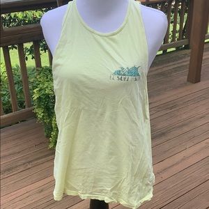 yellow billabong muscle tank